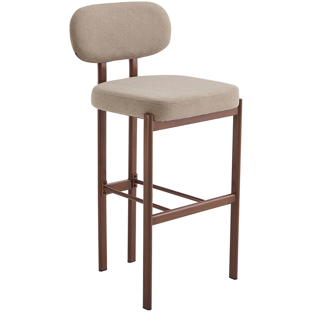 Hugo Bar Stool Walnut Image 2