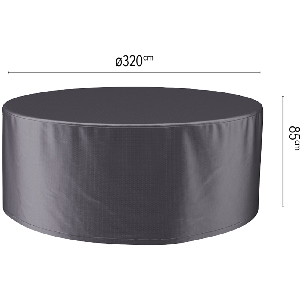 Platinum AeroCover Waterproof Round Dining Set Cover 85 x 320 x 320cm Image 6