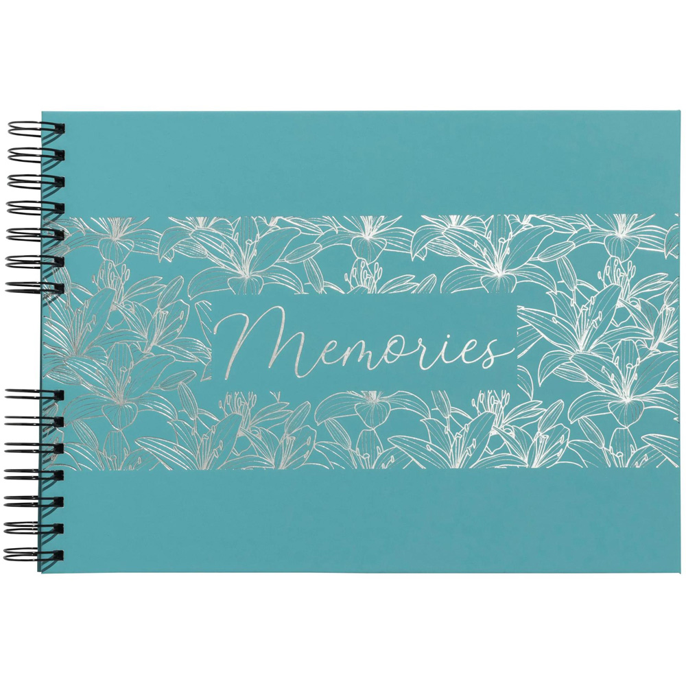 Exacompta Turquoise Spiral Photo Album 50 Sheets 150 Photos Image 3