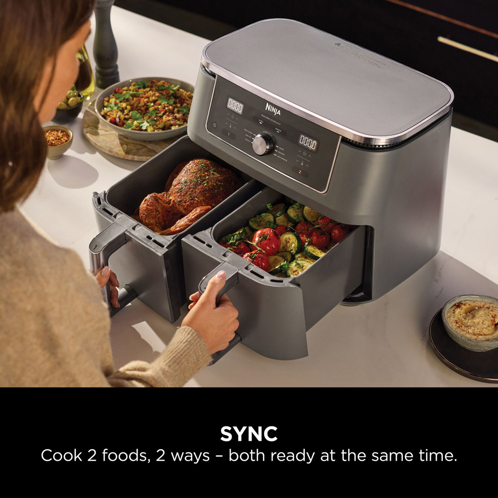 Ninja DZ400UK Max 6-in-1 Dual Zone Air Fryer 9.5L Image 5