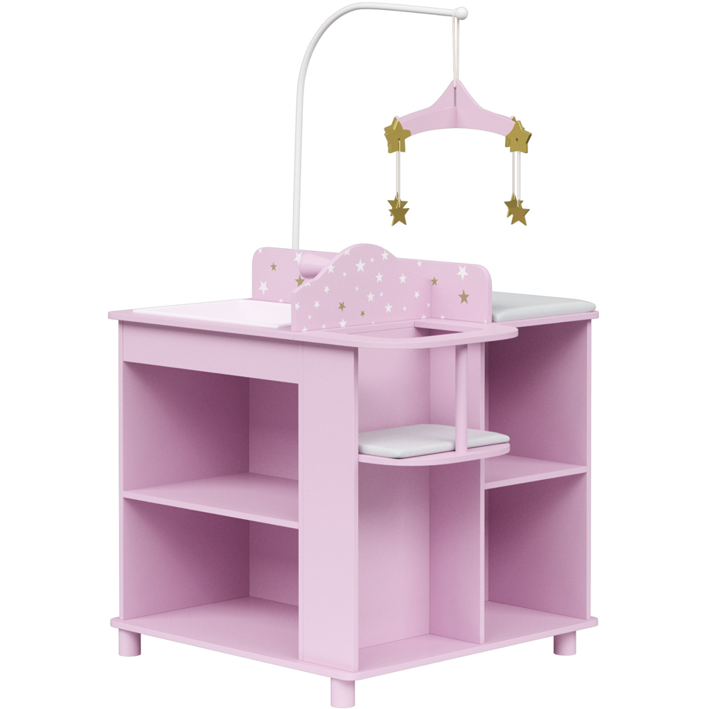 Teamson Kids Olivia's Little World Twinkle Stars Princess Baby Doll Changing Station with Storage Image 1