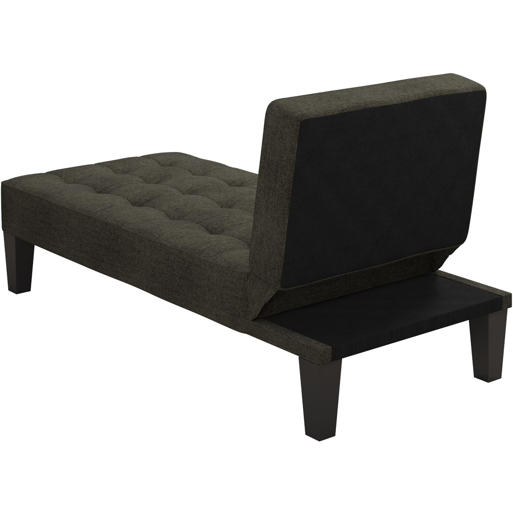 Dorel Adalynn Grey Linen Chaise Lounger Image 7