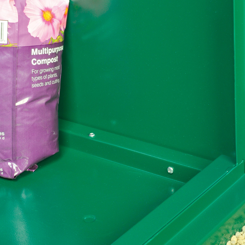 Asgard Centurion 5 x 11ft Double Door Cream High Security Bike Shed Image 8