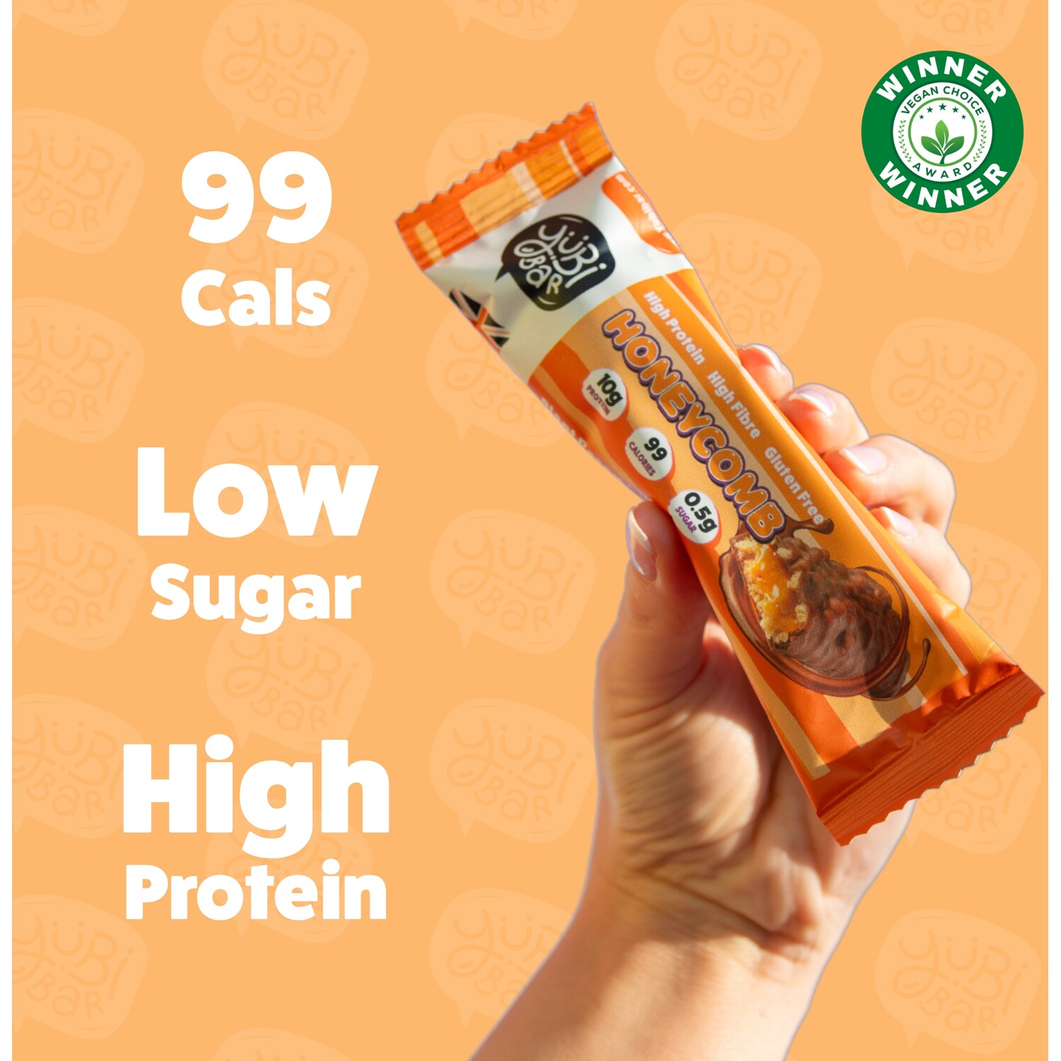 YuBi Bar Protein Snack Bar Honeycomb Image 6