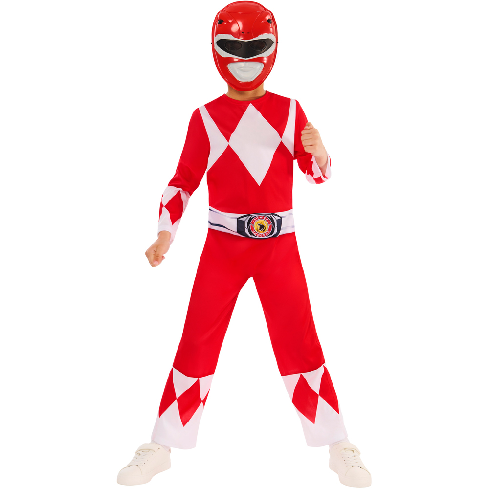 Power Rangers Mighty Morphin Red Ranger Costume Age 5 to 6 Years Image 5