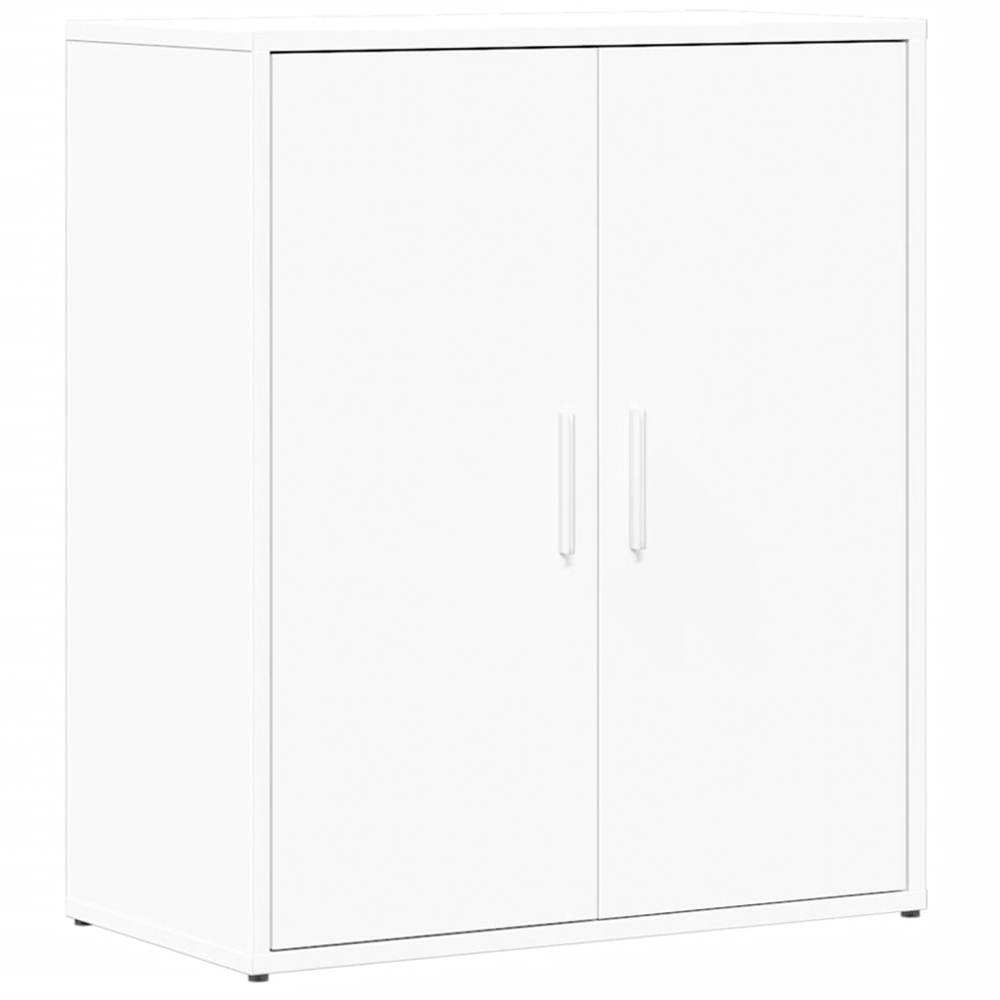 vidaXL 2 Door White Sideboard Set of 2 Image 4