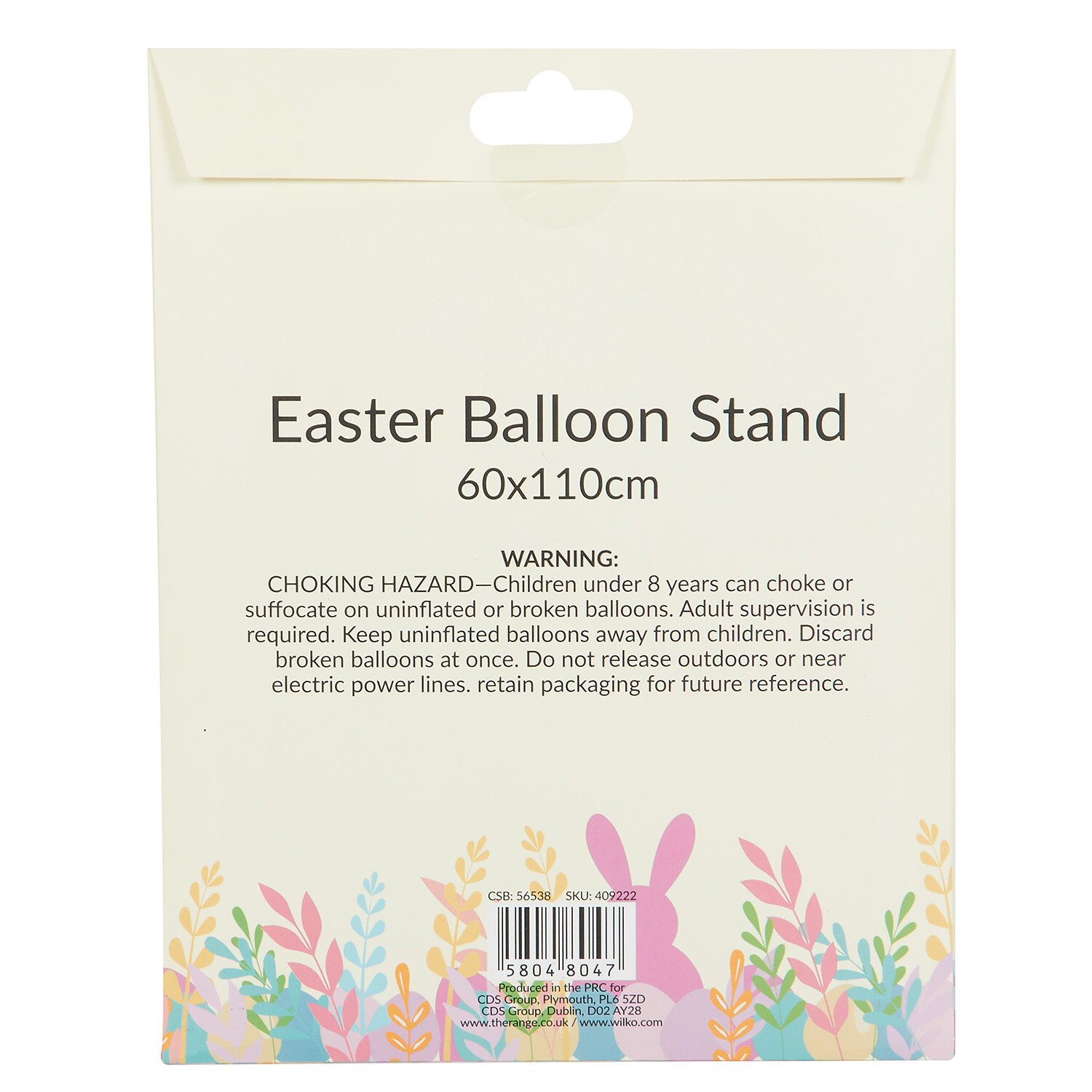 Easter Chick Balloon Stand - Multicolour Image 2