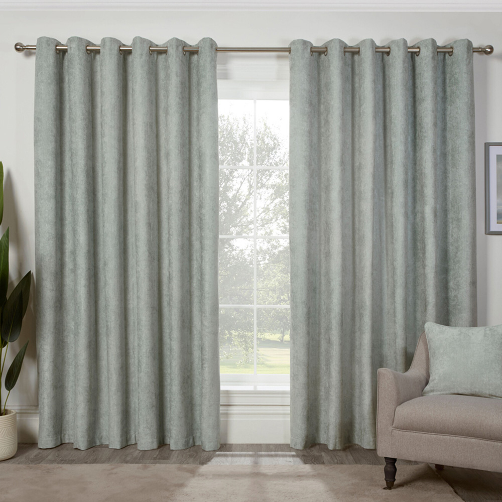 Divante Alden Sage Thermal Curtains 137 x 168cm Image 1