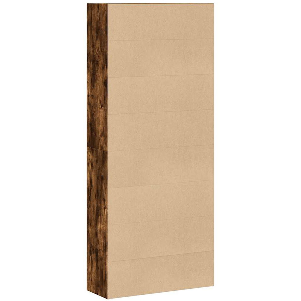 vidaXL 5 Shelf Smoked Oak Bookcase Image 6