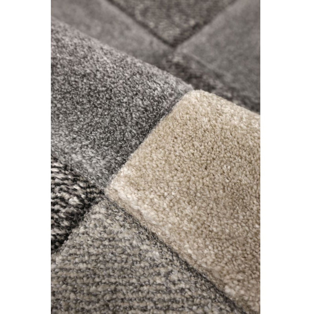 Homemaker Newport Grey Blocks Rug 160 x 230cm Image 3