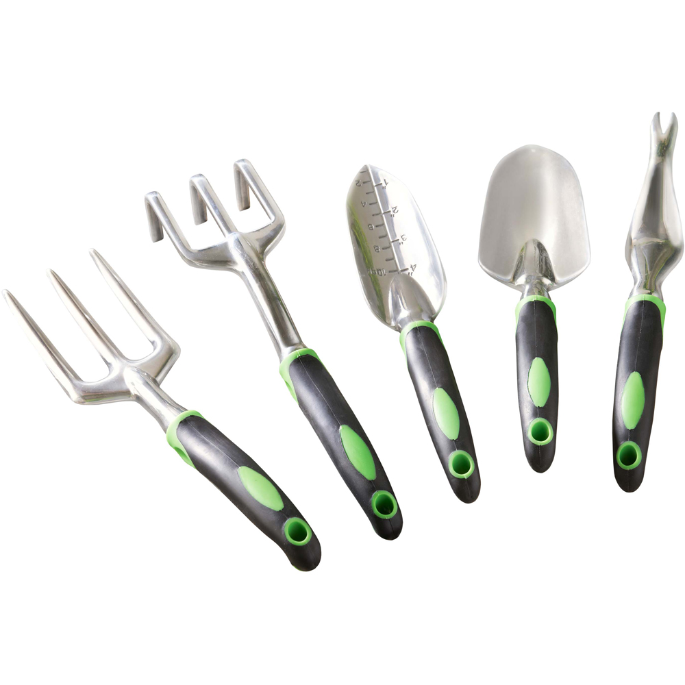 GardenKraft 5 Piece Aluminium Garden Tool Set Image 1