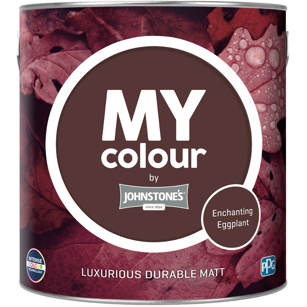Johnstone's MY Colour Luxurious Durable Matt Paint Enchanting Eggplant Image 2