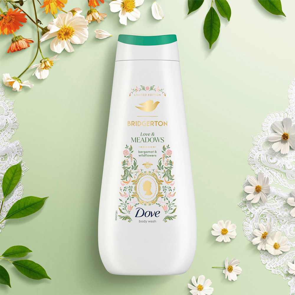 Dove Limited Edition Bridgerton Love Meadows Moisturising Shower Gel 400ml 6 Pack Image 5