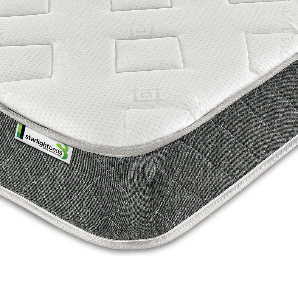 Starlight Beds Jump n Tac Single Grey Memory Foam and Spring Mattress Image 3
