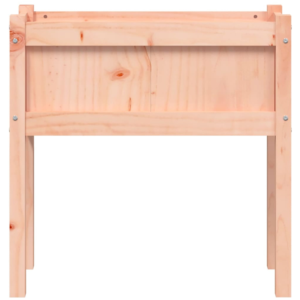 vidaXL Natural Douglas Wood Garden Planter 70 x 31 x 70cm Image 4