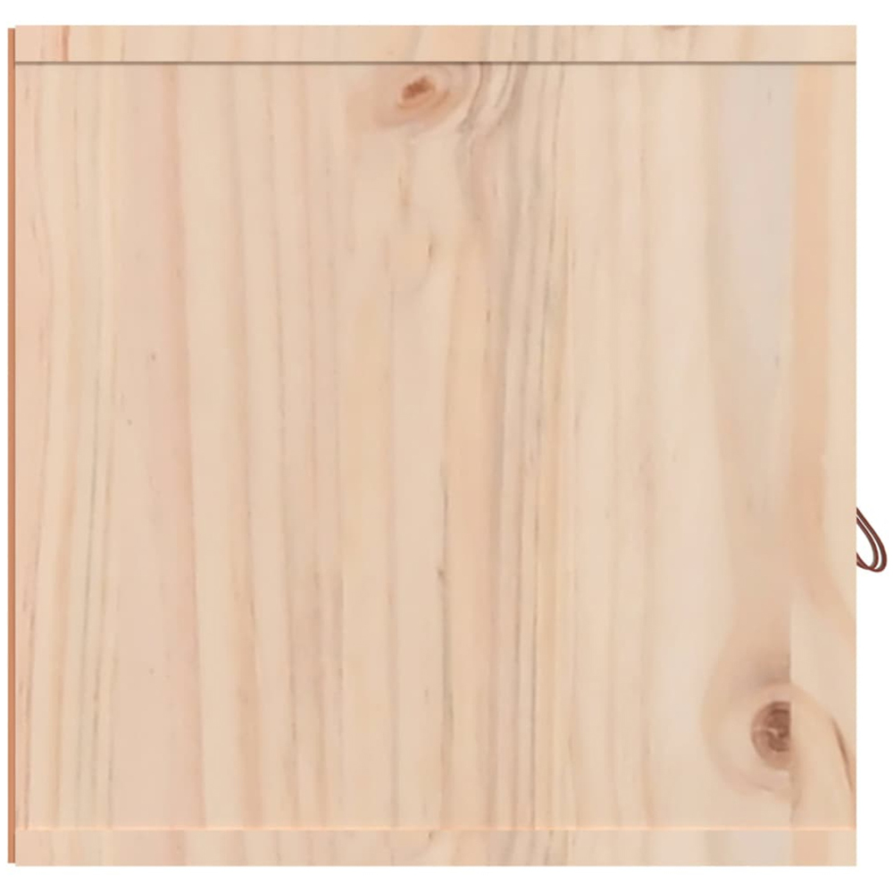 vidaXL Single Door 2 Shelf Natural Wall Cabinet 2 Pack Image 8