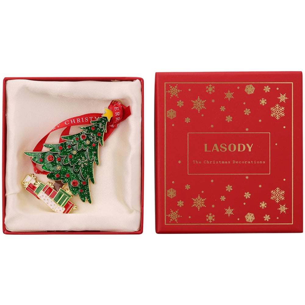 The Seasonal Gift Co Regal Tidings Christmas Tree Collectable Tree Decoration 18cm Image 2