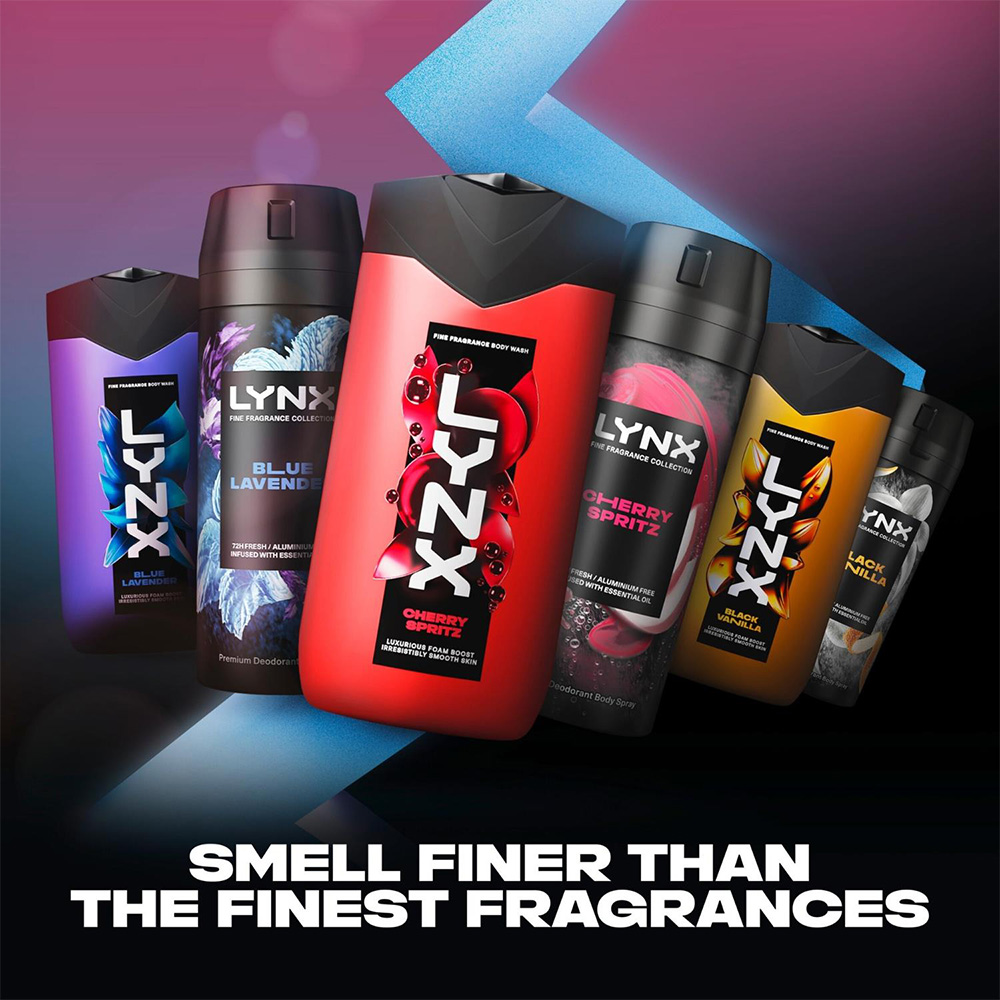 Lynx Fine Fragrance Body Spray and Body Wash Collection Gift Set 6 Piece 4 Pack Image 3