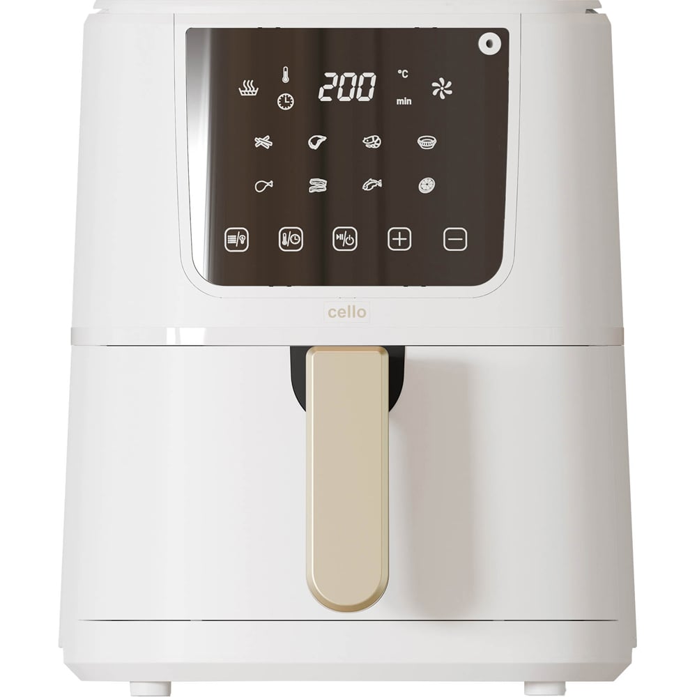 Cello CELLO-AF2599T-WH White Single Basket Air Fryer Image 1