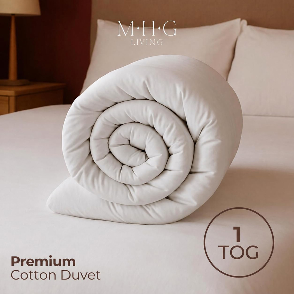 MHG Living Double Lightweight Soft Summer Duvet 1 Tog Image 4