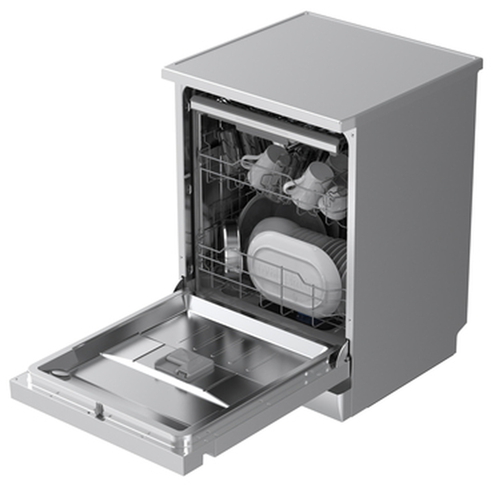 Midea MDWEF1433D(SS)-WG Silver 14 Place Freestanding Full-Size Dishwasher Image 5
