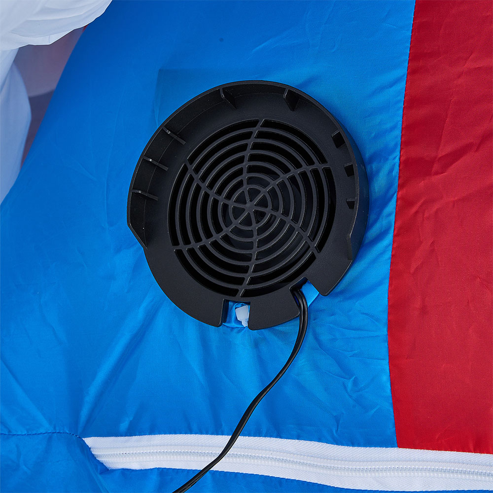 Living and Home Inflatable Santa Snowman and Elf Scene LED Christmas Decoration 7.2ft Image 6