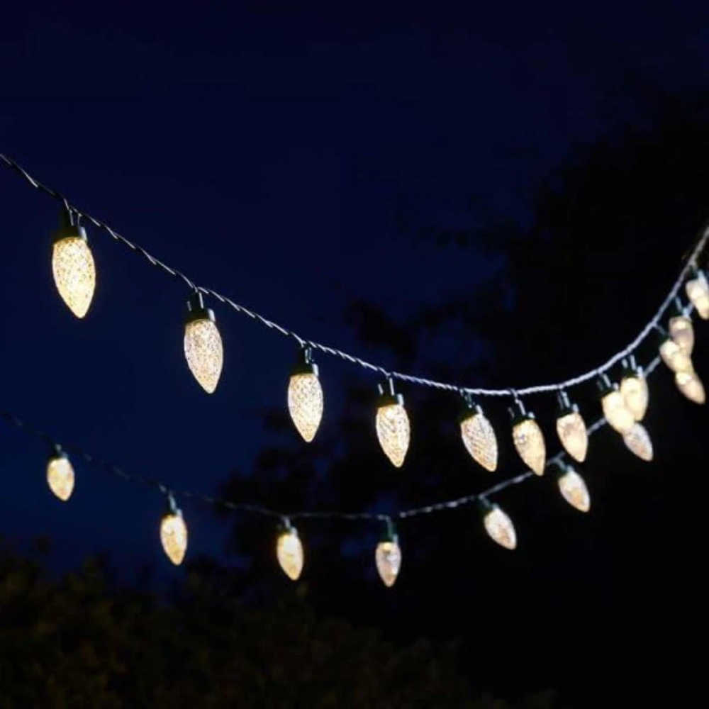 Garden Mile 30 Pack Multicolour and Warm White Party Solar LED String Light Image 2