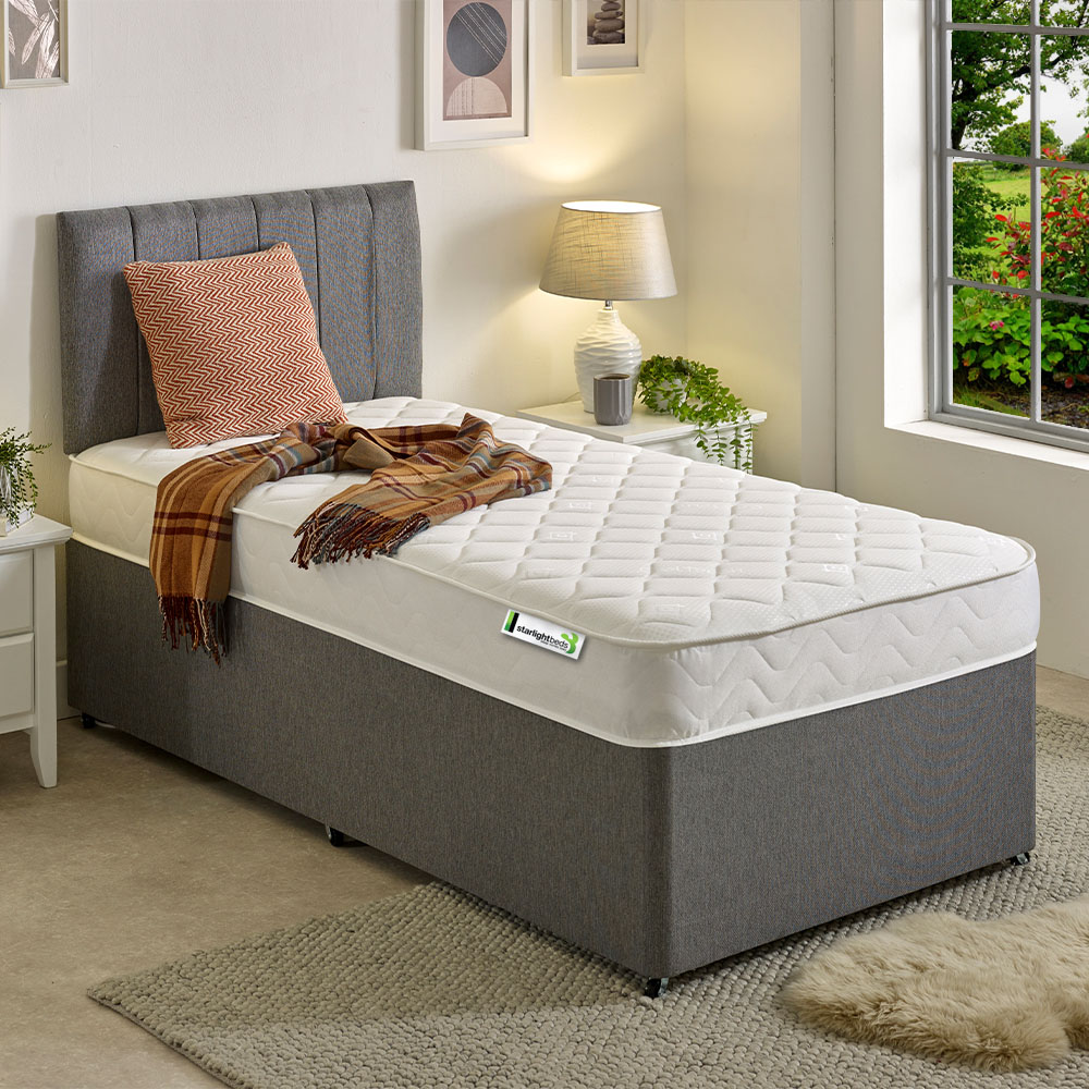 Starlight Beds Wellington Shorty Memory Foam and Open Coil Spring Mattress Image 2