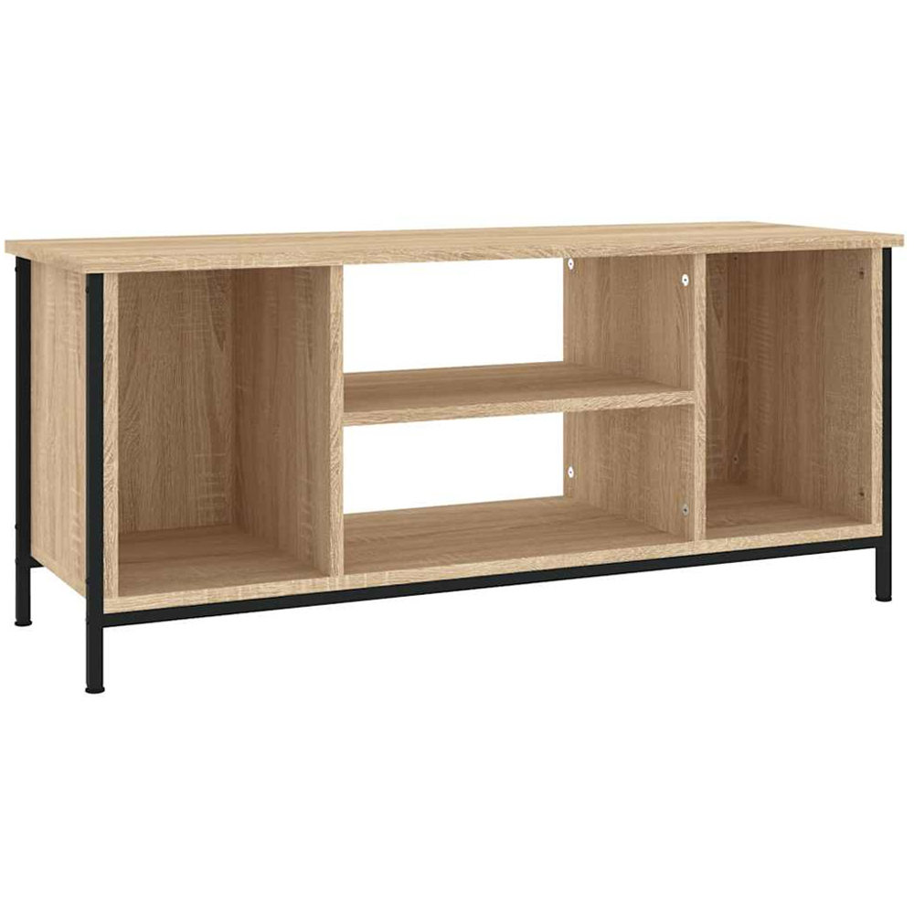 vidaXL 4 Shelf Sonoma Oak TV Cabinet Image 2