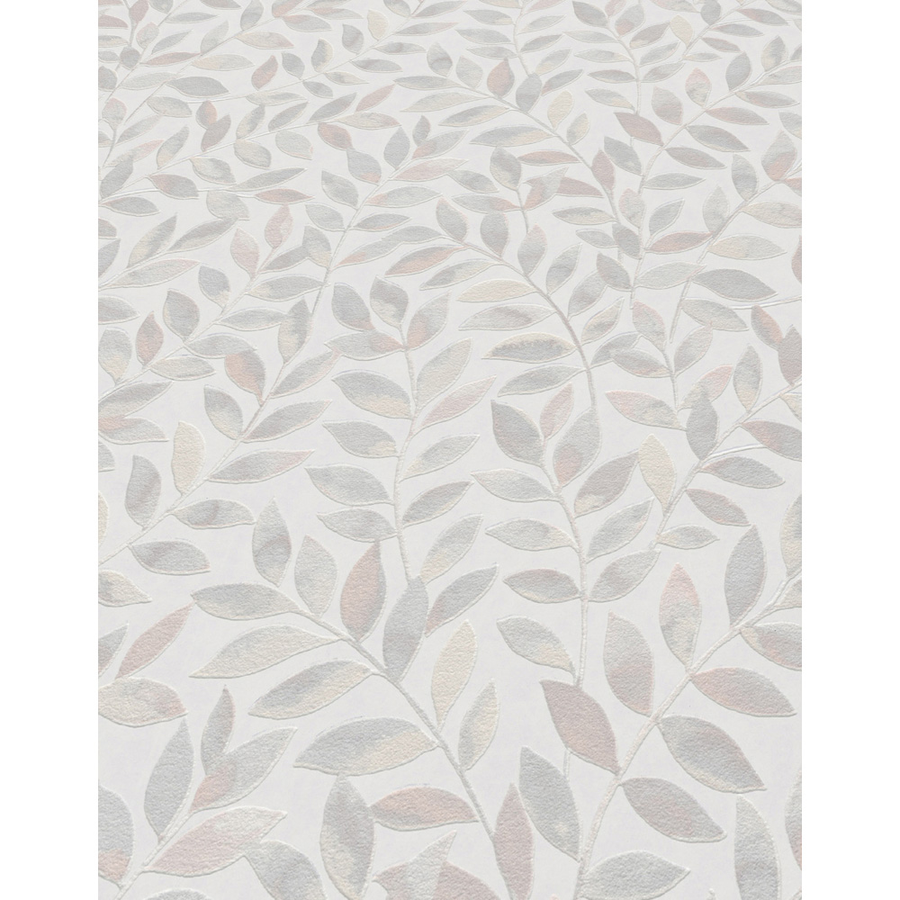 Erismann Ameroso Morris Style Leaf Grey Wallpaper Image 4