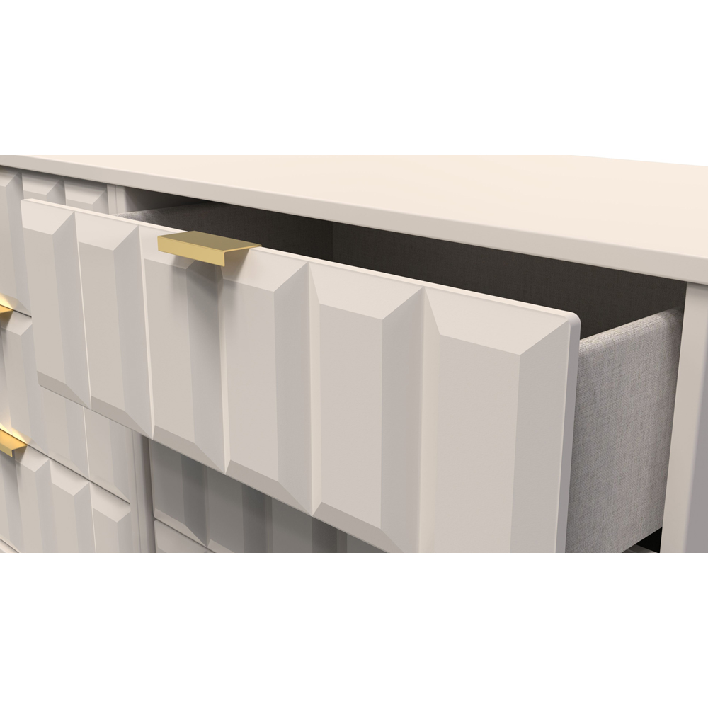 Crowndale Cube 6 Drawer Matt Kashmir Chest of Drawers Ready Assembled Image 6