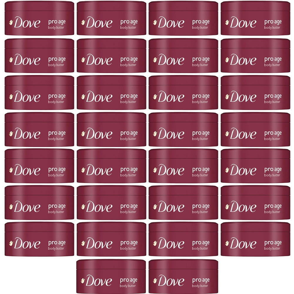 Dove Pro Age Olive Oil Body Butter Cream 250ml 30 Pack Image 1