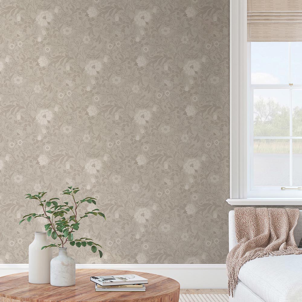 Holden Decor Bilbury Beige Wallpaper Image 3