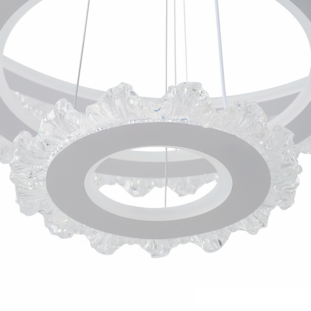Living and Home Multi-Layer Acrylic LED Pendant Light 60W Image 5