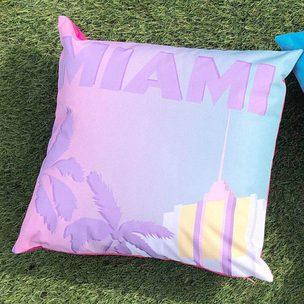 furn. Miami Multicolour UV and Water Resistant Outdoor Cushion Image 2