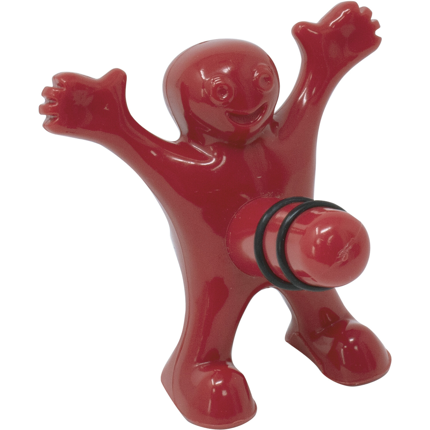 Happy Man Bottle Stopper - Red Image 2