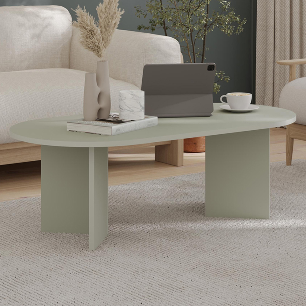 Decortie Sable Ash Green Coffee Table Image 1