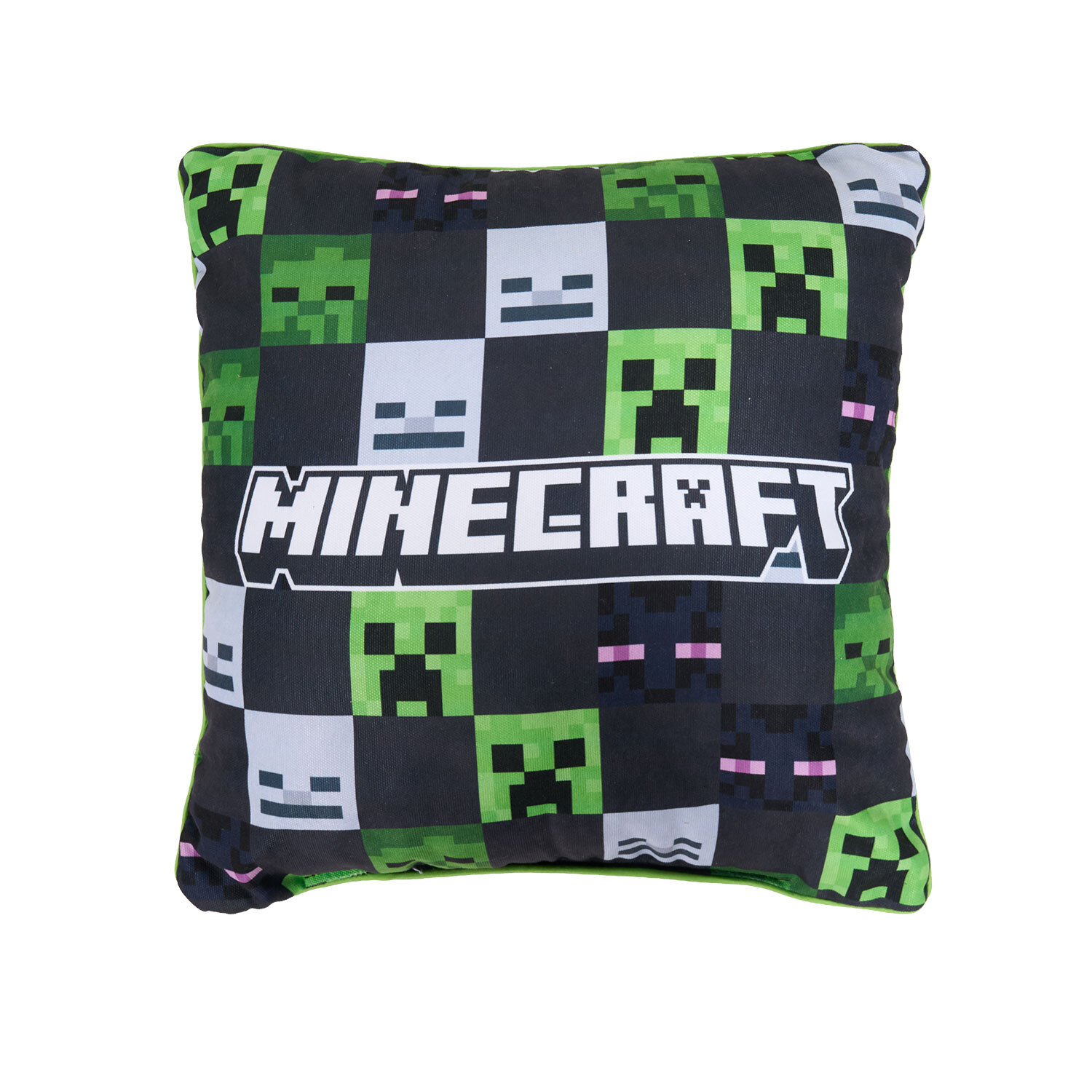 Minecraft Cubed Square Cushion Green Image 4
