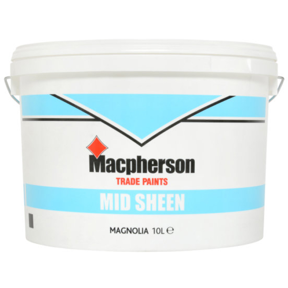 Macpherson Walls and Ceilings Magnolia Mid Sheen Paint 10L Image 2