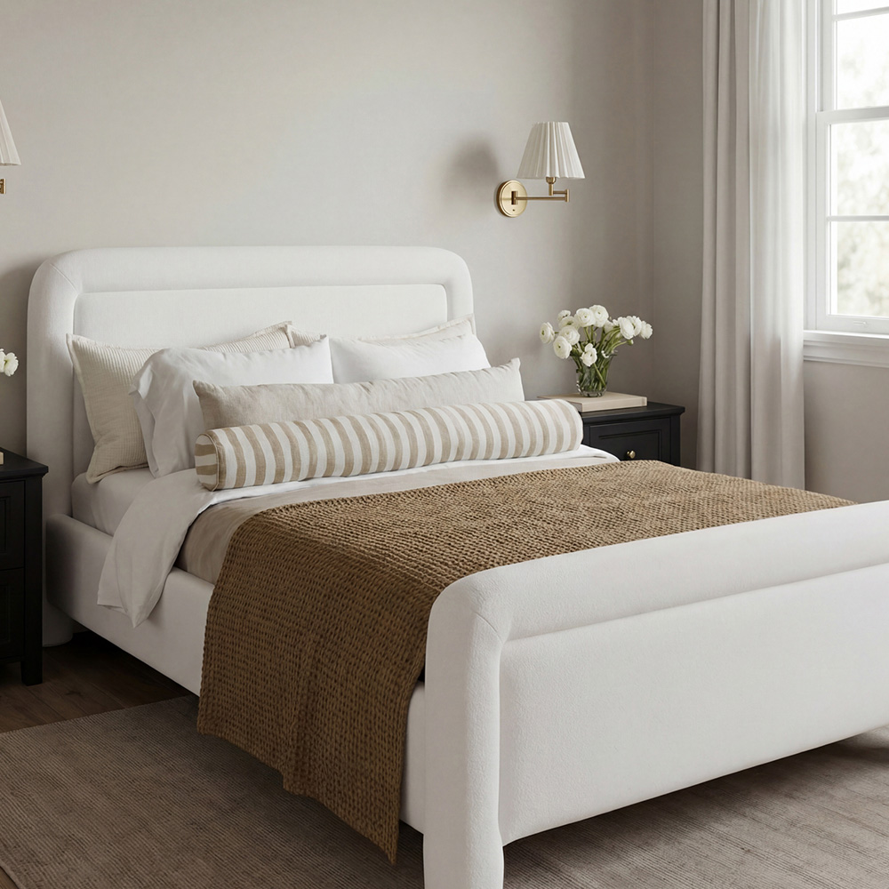 LPD Home Leonnie Ghost King Size Bed Image 1