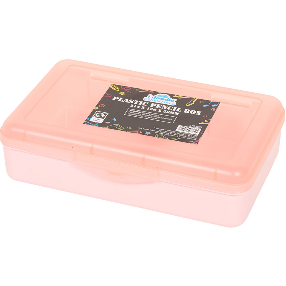 Rectangular Plastic Pencil Box Image 7