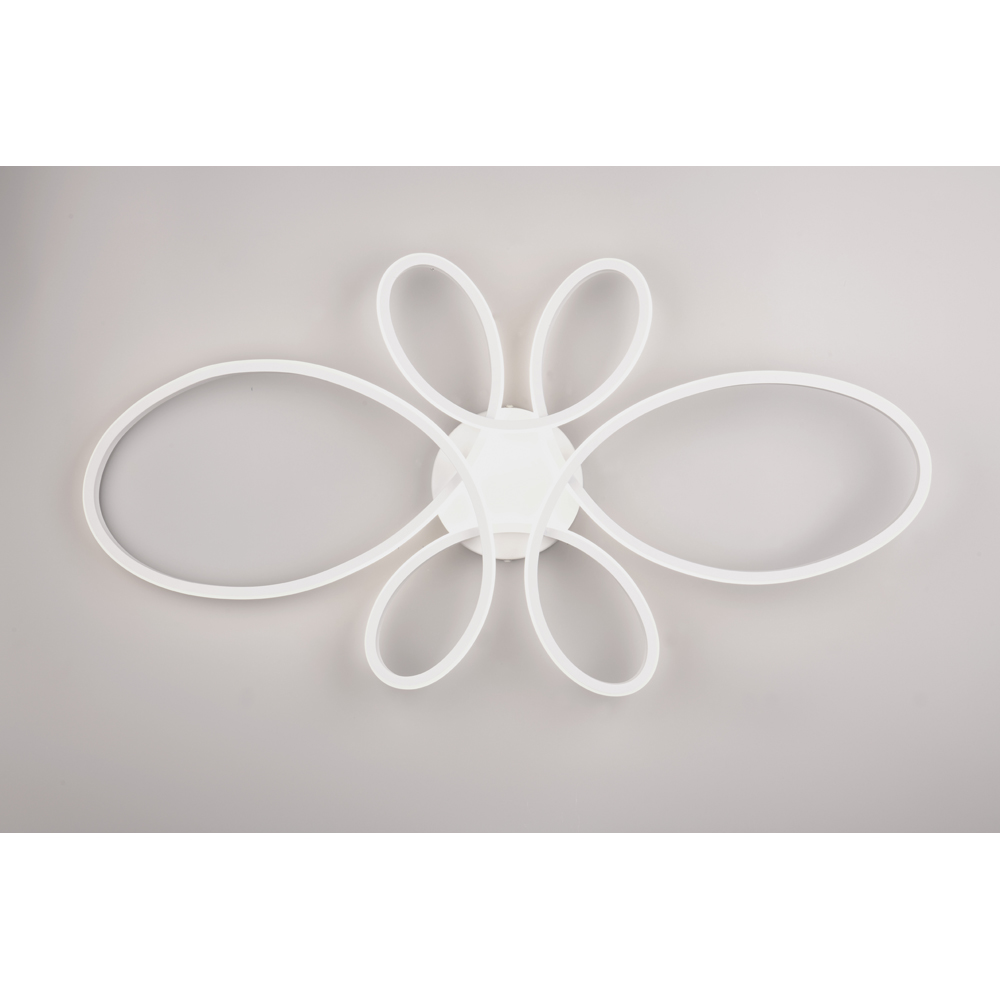 TRIO Fly White Matt Integrated LED Ceiling Light Image 5