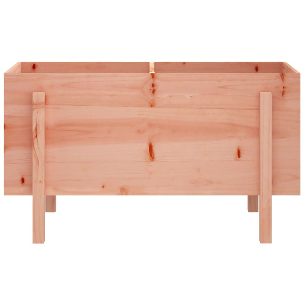 vidaXL Natural Solid Douglas Wood Raised Garden Bed 57 x 101 x 50cm Image 4