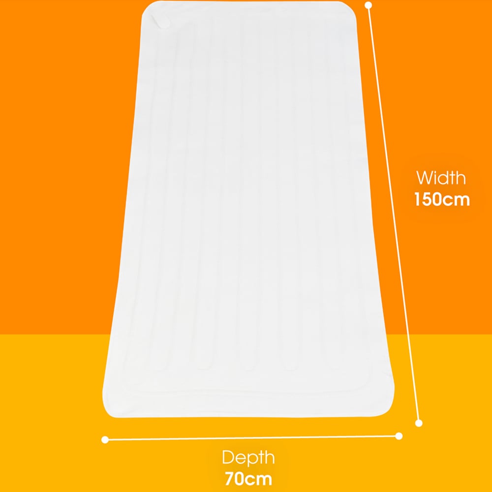Abode AESB1001 White Single Electric Underblanket 70 x 150cm Image 9