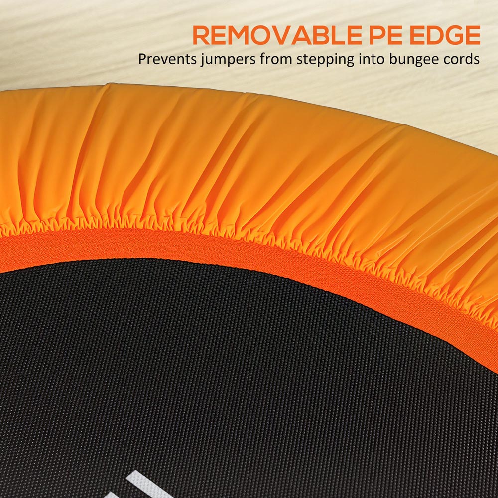 HOMCOM 3ft Orange Fitness Trampoline Image 6