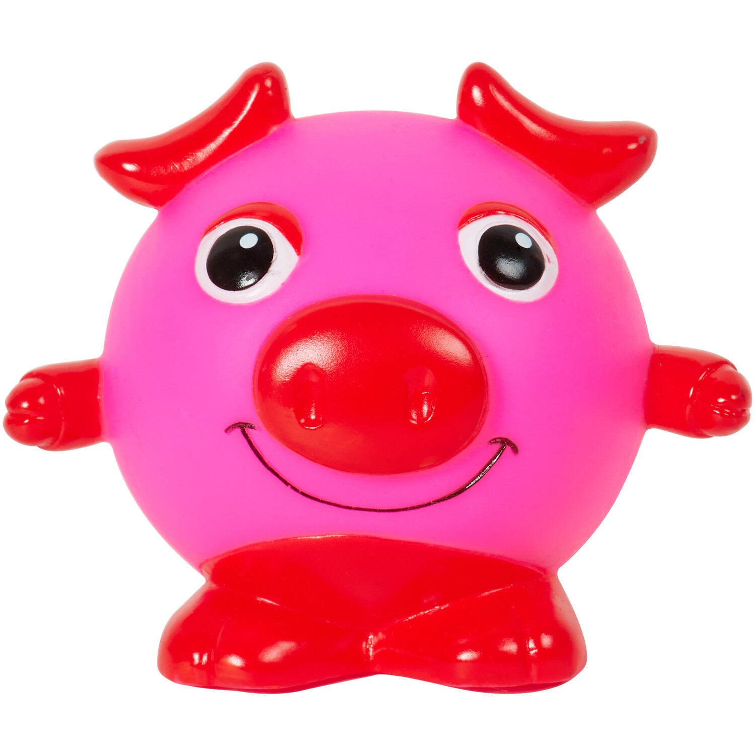 Squeaky Animal Ball Dog Toy Image 1
