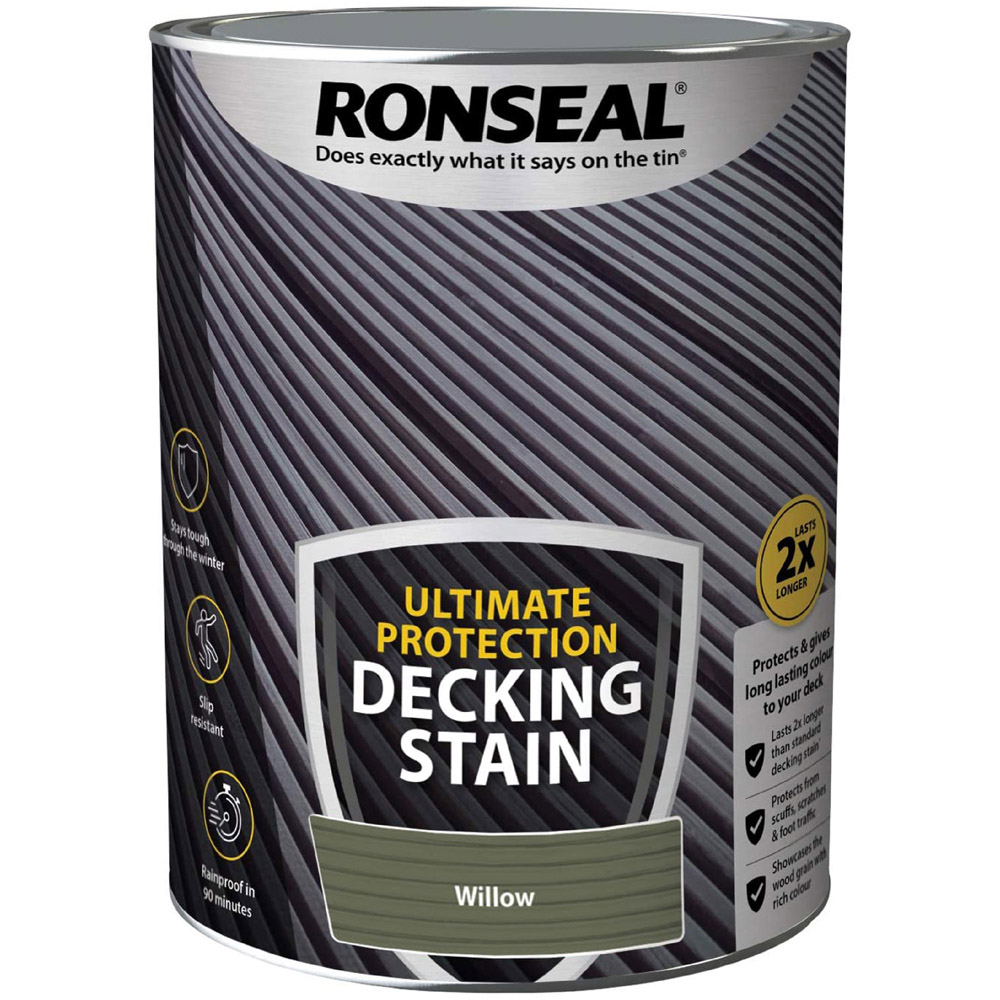 Ronseal Ultimate Protection Willow Decking Stain 5L Image 2