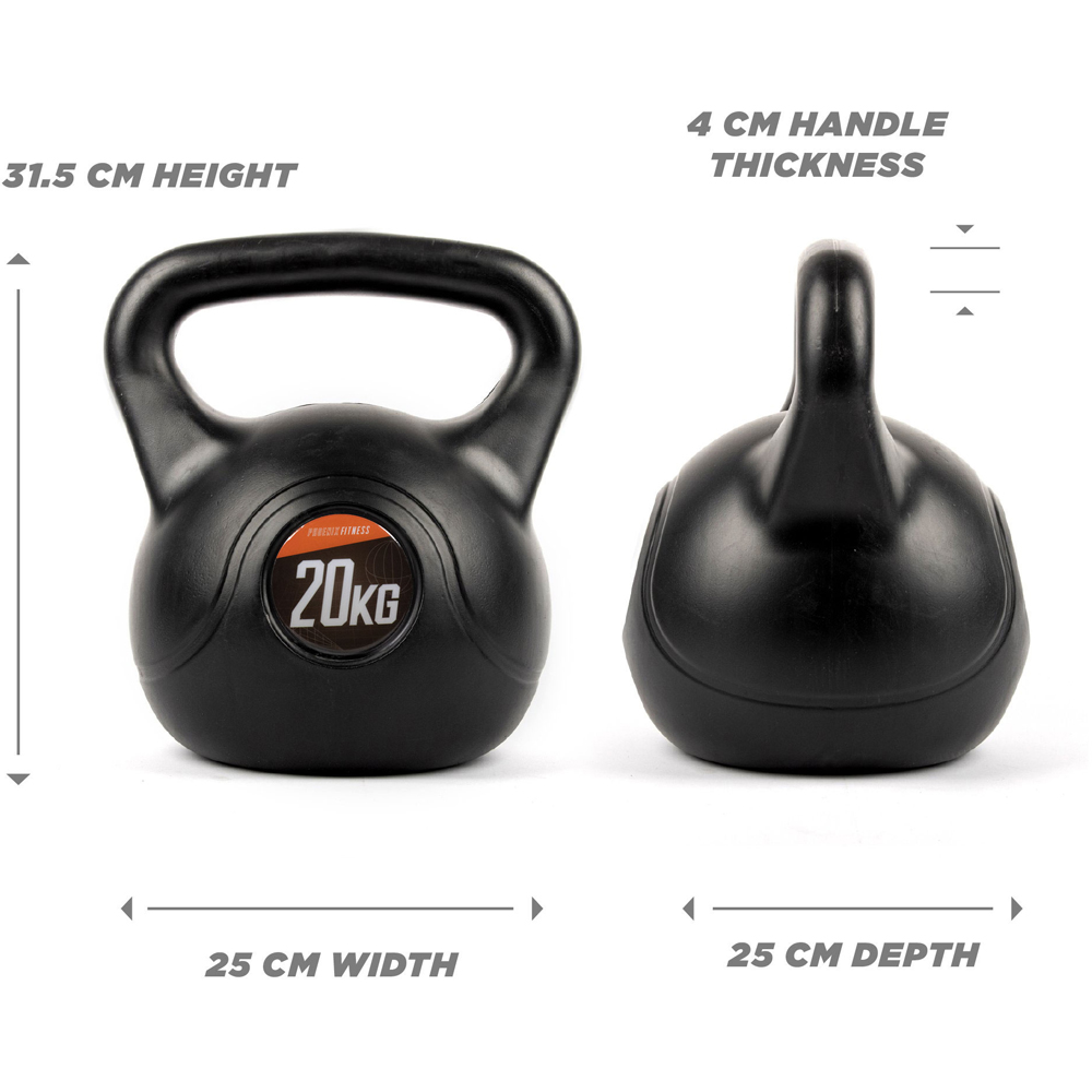 Phoenix Fitness Vinyl Kettlebell 20kg Image 4