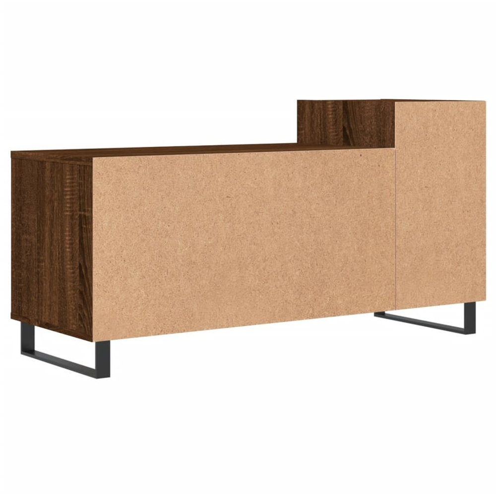 vidaXL 2 Door 3 Shelf Brown Oak TV Cabinet Image 8