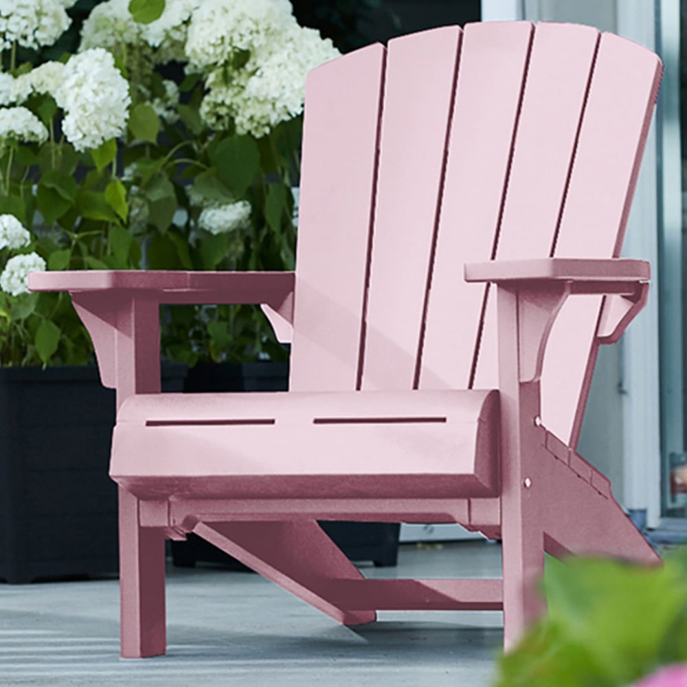 Keter Troy Old Pink Adirondack Chair Image 1